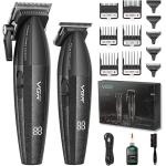 Επαγγελματικό Σετ Κουρευτικής Μηχανής & Trimmer Με Κεραμικές Λεπίδες VGR V-640 S2 - Image 2