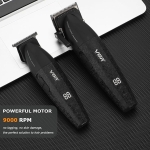 Επαγγελματικό Σετ Κουρευτικής Μηχανής & Trimmer Με Κεραμικές Λεπίδες VGR V-640 S2 - Image 7