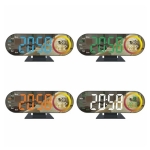 Επιτραπέζιο Ψηφιακό Ρολόι Με Προτζέκτορα, Θερμοκρασία, LED Οθόνη & Ξυπνητήρι DS-3827LW