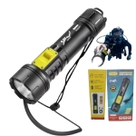 Φακός Κατάδυσης Υψηλής Ισχύος LED 1000 Lumens IPX8 με Μπαταρία Λιθίου 21700