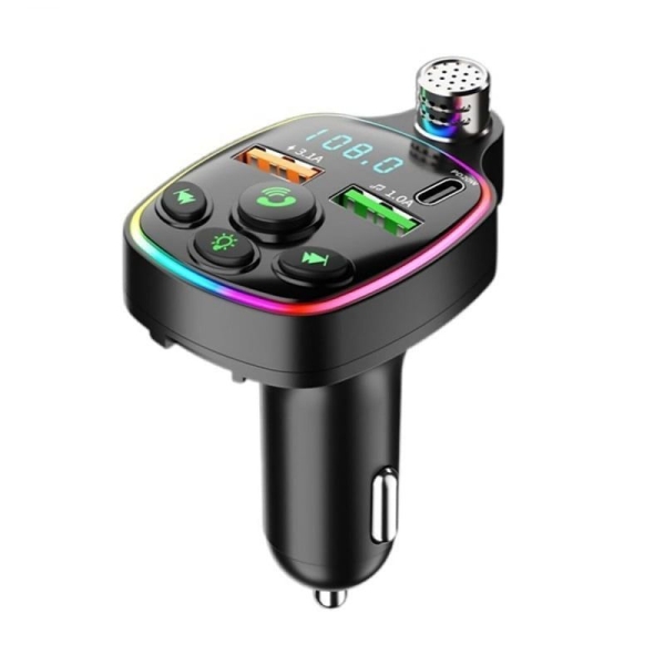 FM Transmitter Αυτοκινήτου Με Bluetooth Handsfree & 3 Θύρες USB Andowl Q-C71