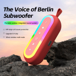 Φορητό Ασύρματο Ηχείο Bluetooth RGB 20W BASS-12 - Image 2