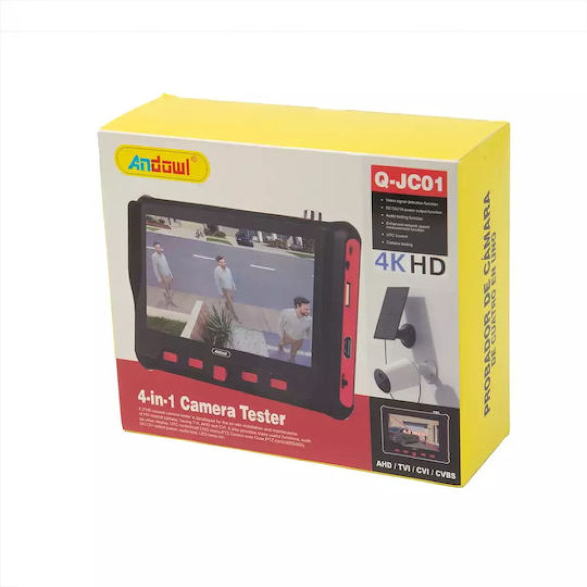 Φορητό CCTV Tester Με Οθόνη 4.3" Και Υποστήριξη AHD TVI CVI CVBS 8MP Andowl Q-JC01 - Image 4