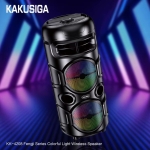 Φορητό Ηχείο Bluetooth 2x4'' 16W RGB TWS KK-4208