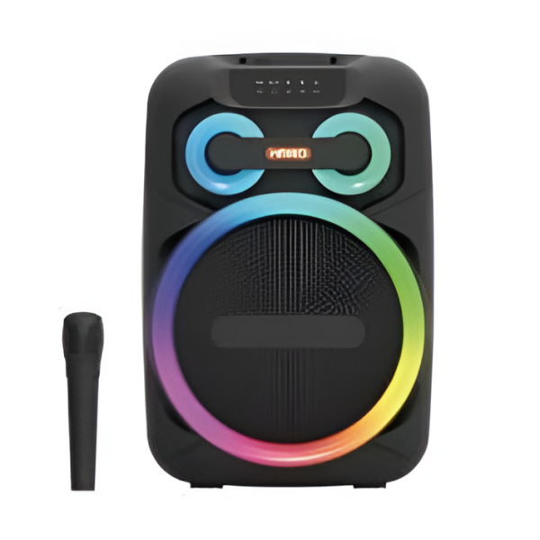 Φορητό Ηχείο Καραόκε 12 Inch Bluetooth 25W Με RGB Και Μικρόφωνο Kimiso QS-12203