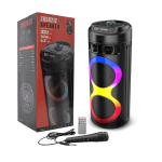 Φορητό Ηχείο Καραόκε 6.5" Bluetooth Με Μικρόφωνο & RGB Φωτισμό ZQS-6220 - Image 2