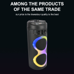 Φορητό Ηχείο Καραόκε 6.5" Bluetooth Με Μικρόφωνο & RGB Φωτισμό ZQS-6220 - Image 5