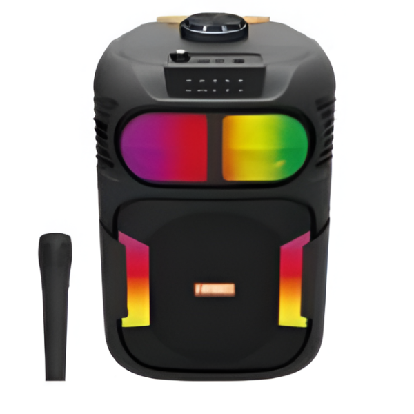 Φορητό Ηχείο Καραόκε 8'' Bluetooth 10W Με RGB Και Μικρόφωνο Kimiso QS-2065