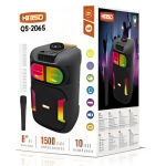 Φορητό Ηχείο Καραόκε 8'' Bluetooth 10W Με RGB Και Μικρόφωνο Kimiso QS-2065 - Image 3