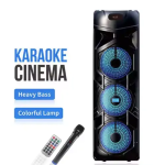 Φορητό Ηχείο Καραόκε 8" Bluetooth Με Ασύρματο Μικρόφωνο Και RGB Φωτισμό GY-8818G - Image 3