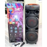 Φορητό Ηχείο Καραόκε 8" Με RGB Φωτισμό Bluetooth & Μικρόφωνο QL-2853 - Image 5