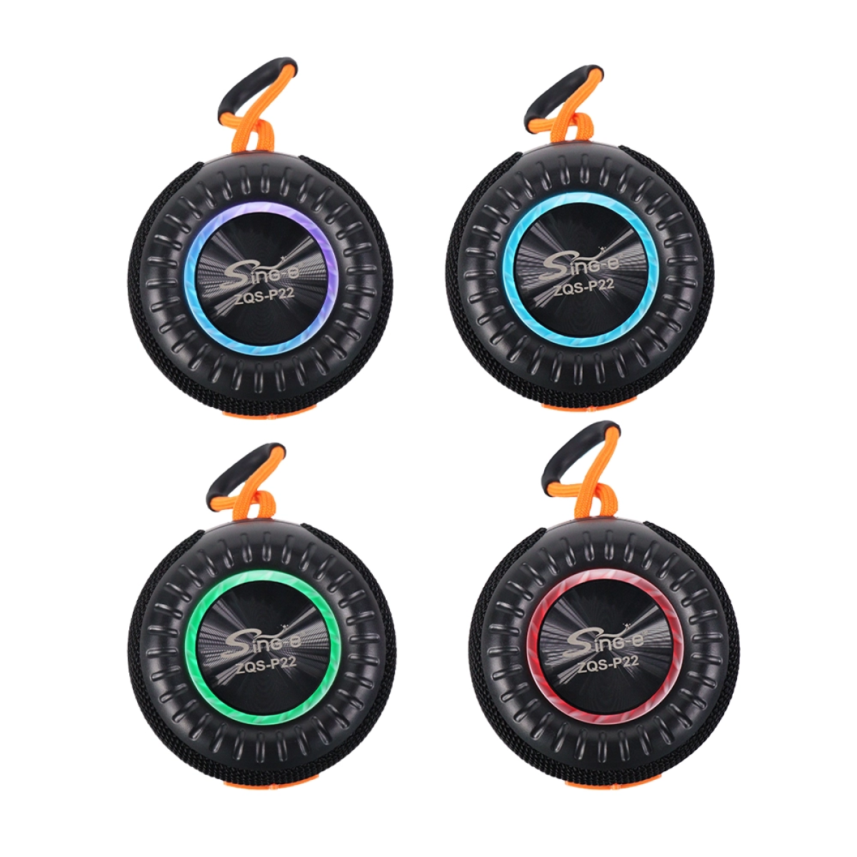 Φορητό Μίνι Ηχείο Bluetooth Με RGB Φωτισμό SingE ZQS-P22 - Image 3