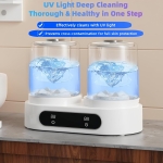 Φορητό Μίνι Πλυντήριο Ρούχων 2 Κάδων 2x1.5L Με USB KJ-R11 - Image 4