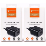 Φορτιστής 35W PD Με Θύρες USB Και Type-C Budi-003