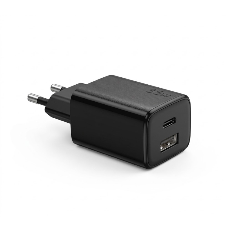 Φορτιστής 35W PD Με USB Και Type-C GaN Budi-039