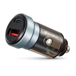 Φορτιστής Αυτοκινήτου 52.5W QC4.0 PD Με USB Και Type-C Budi-058