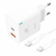 Φορτιστής Γρήγορης Φόρτισης 20W Με USB + Type-C & Καλώδιο Type-C Σε Type-C 1m Technovo TN-F051