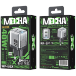 Φορτιστής Γρήγορης Φόρτισης 40W Διπλής Θύρας USB-C GaN Wekome WP-U02 - Image 3