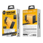 Φορτιστής Γρήγορης Φόρτισης Διπλής Θύρας USB-C 45W GaN Wekome WP-U33 EU - Image 4