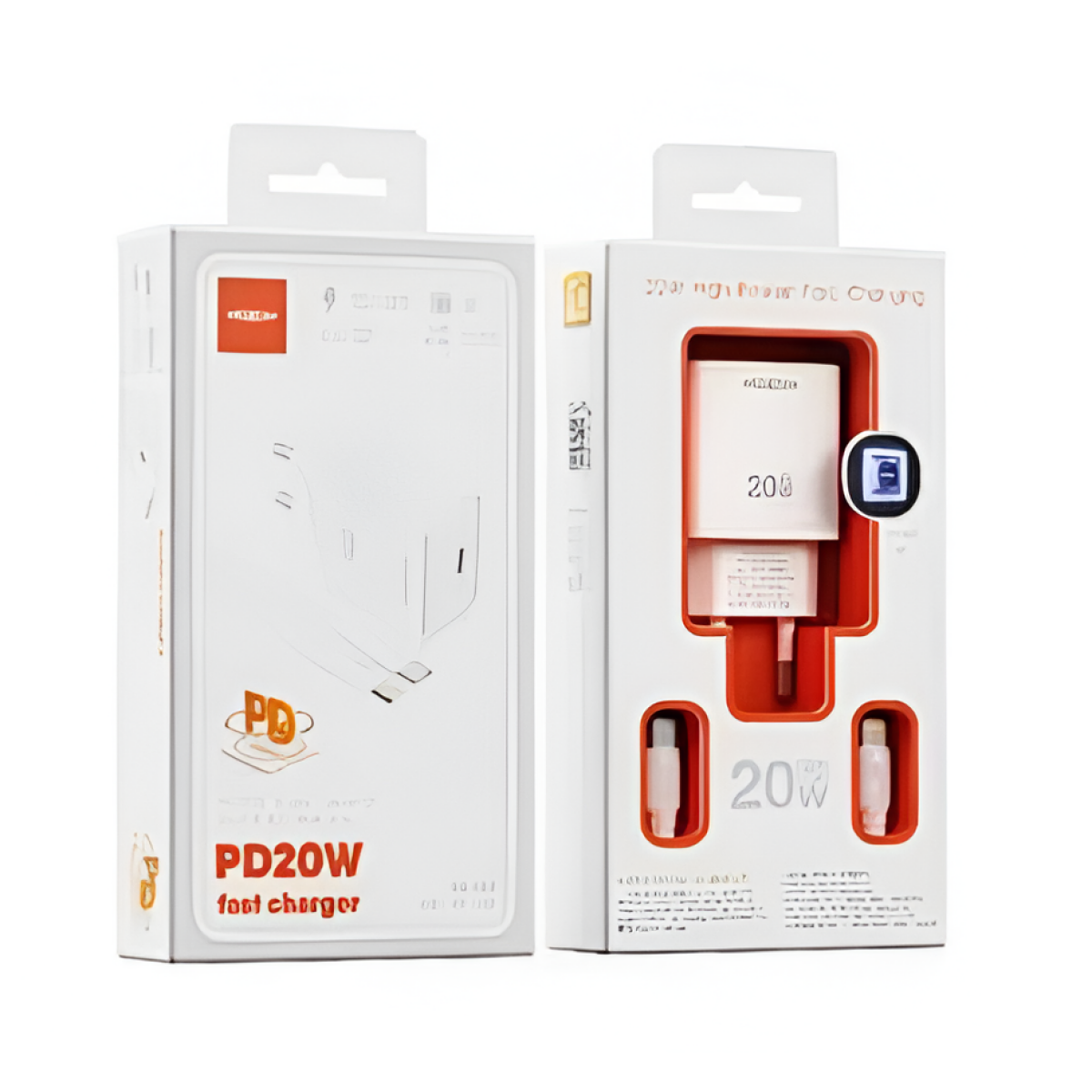Φορτιστής PD 20W Type-C Με Καλώδιο Lightning Moxom MX-HC310