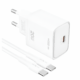 Φορτιστής PD 20W Type-C Με Καλώδιο Moxom MX-HC310