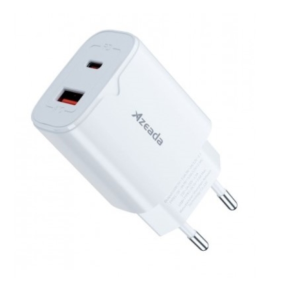Φορτιστής Ταχείας Φόρτισης GaN 33W USB & USB-C Azeada AZ-A15