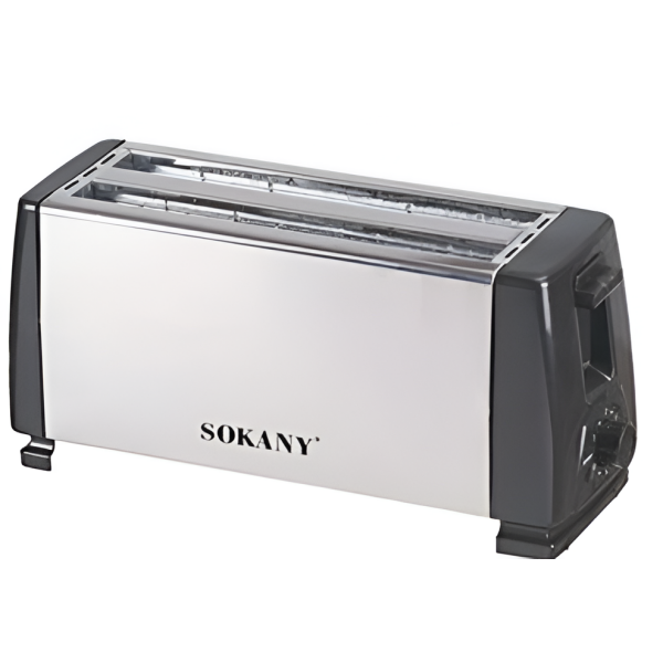 Φρυγανιέρα 2 Θέσεων 1300W Inox Sokany SK-08152