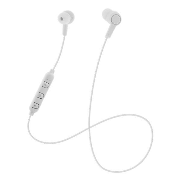 STREETZ Ακουστικά Ψείρες In-ear BT με Μικρόφωνο και Πλήκτρα Ελέγχου Λευκά HL-BT302