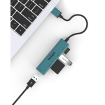 Hub USB 3.0 Με 3 Θύρες USB Και SD/TF Card Reader Onten OTN-5223