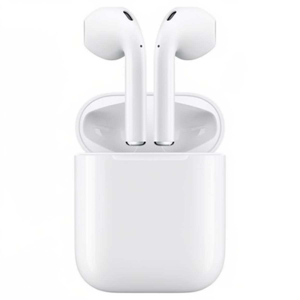 i18 Earbud Bluetooth Handsfree Ακουστικά με Θήκη Φόρτισης Λευκά