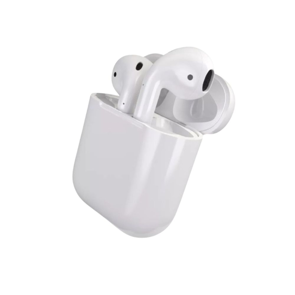 i18 Earbud Bluetooth Handsfree Ακουστικά με Θήκη Φόρτισης Λευκά