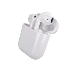 i18 Earbud Bluetooth Handsfree Ακουστικά με Θήκη Φόρτισης Λευκά