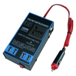 Inverter Αυτοκινήτου 12V/24V Σε 220V 1500W Με Θύρα USB Και Υποδοχή Αναπτήρα JG1500