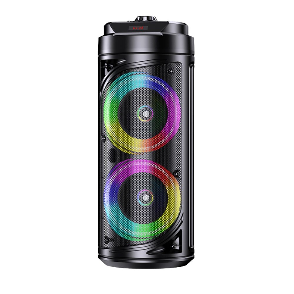 KAKUSIGA KK-6201 Bluetooth Party Speaker με 2x6.5” Ηχεία, RGB Lights & Ενσύρματο Μικρόφωνο Karaoke