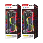 KAKUSIGA KK-8214 Wireless Bluetooth Speaker 30W με 2x8” Ηχεία, Karaoke Μικρόφωνο & LED Φωτισμό