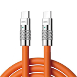 Καλώδιο Φόρτισης Και Δεδομένων USB-C Σε USB-C 60W 1m Πορτοκαλί Andowl Q-SJ950