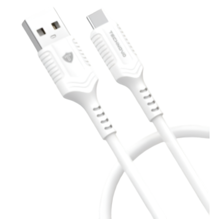 Καλώδιο Φόρτισης & Μεταφοράς Δεδομένων USB-A Σε Type-C 3A 1m Technovo TN-D048