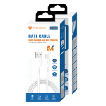 Καλώδιο Φόρτισης & Μεταφοράς Δεδομένων USB-A Σε USB-C 5A 1m Technovo TN-D087