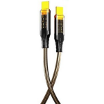 Καλώδιο Φόρτισης Type-C Σε Type-C 100W Transparent 1.8m Moxom LX-CB859