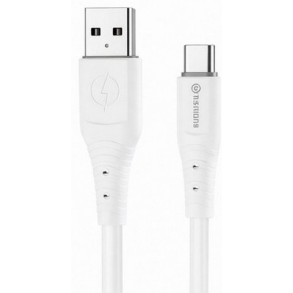 Καλώδιο Φόρτισης USB Σε Type-C 60W 1.2m Budi-063