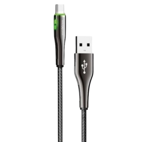 Καλώδιο Φόρτισης USB Σε Type-C Με Auto Power-Off 3A 1.2m Moxom LX-CB803