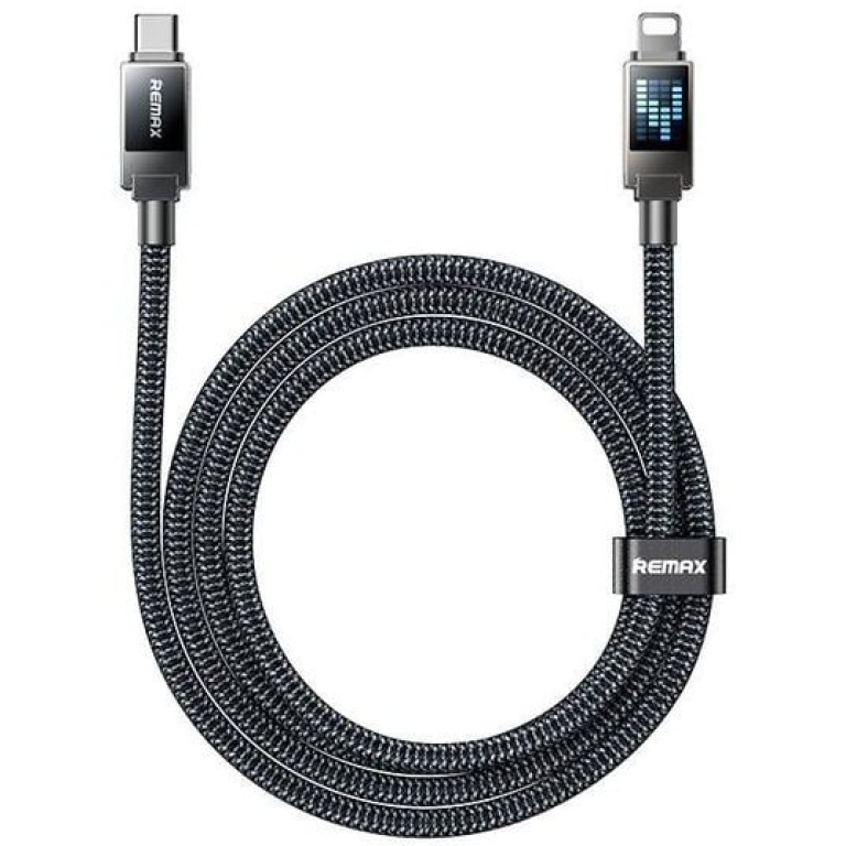 Καλώδιο Γρήγορης Φόρτισης USB-C Σε Lightning 30W Με LED Φωτισμό 1.2m Remax CB09 C-L