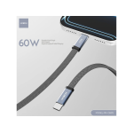 Καλώδιο Γρήγορης Φόρτισης USB-C Σε USB-C 60W 1m Moxom MX-CB372 - Image 7