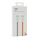 Καλώδιο Γρήγορης Φόρτισης USB-C Σε USB-C 60W 1m Πορτοκαλί Moxom MX-CB369 - Image 4