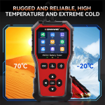 Konnwei KW341 Ψηφιακό Battery Tester Αυτοκινήτου Με Έγχρωμη Οθόνη 2.8" - Image 7