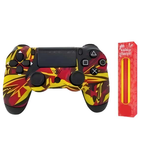 Λαμπάδα Ασύρματο Χειριστήριο Doubleshock 4 Bluetooth Για PS4 Army 1