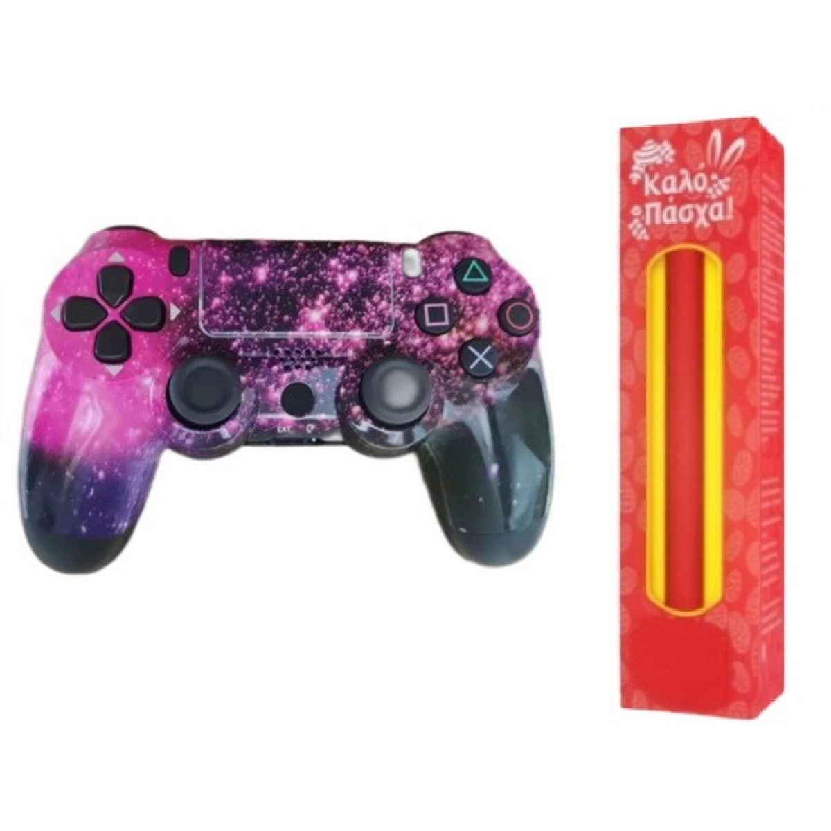 Λαμπάδα Doubleshock Ασύρματο Gamepad για PS4 Space Ροζ | G for Gadget