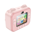 Λαμπάδα Hoco DV204 Compact Παιδική Φωτογραφική Μηχανή 48MP με Εκτυπωτή – Ρόζ