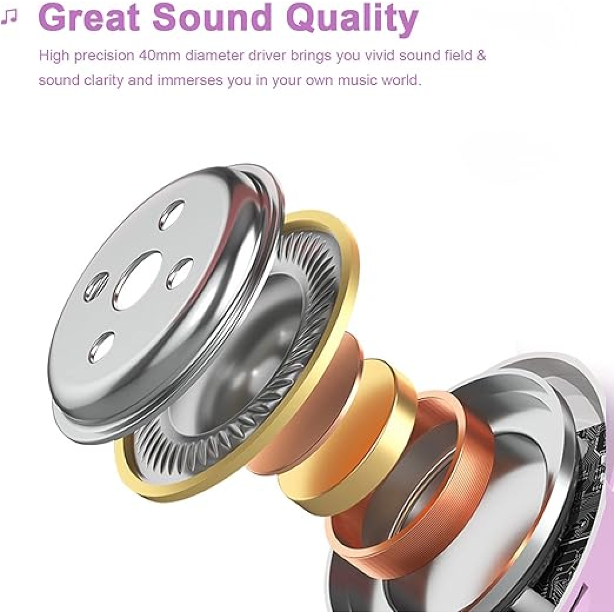 Λαμπάδα L450 Ασύρματα Ακουστικά Cat Ear Headphones - Image 4