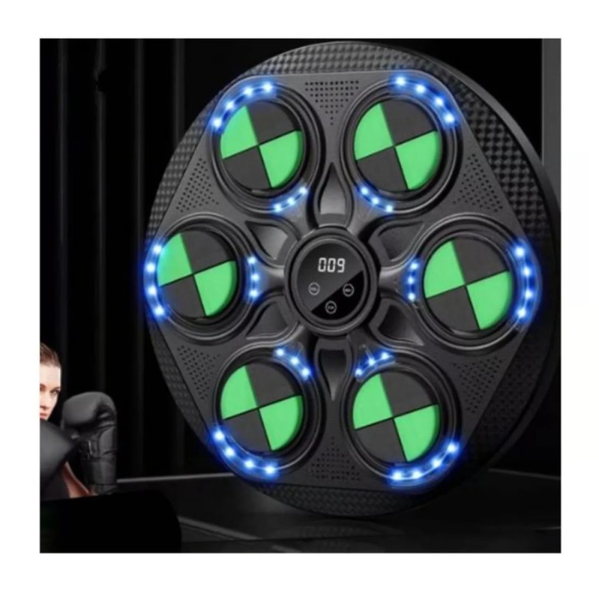Λαμπάδα LED Μουσικό Ταμπλό Μποξ με Γάντια & Bluetooth 06I04